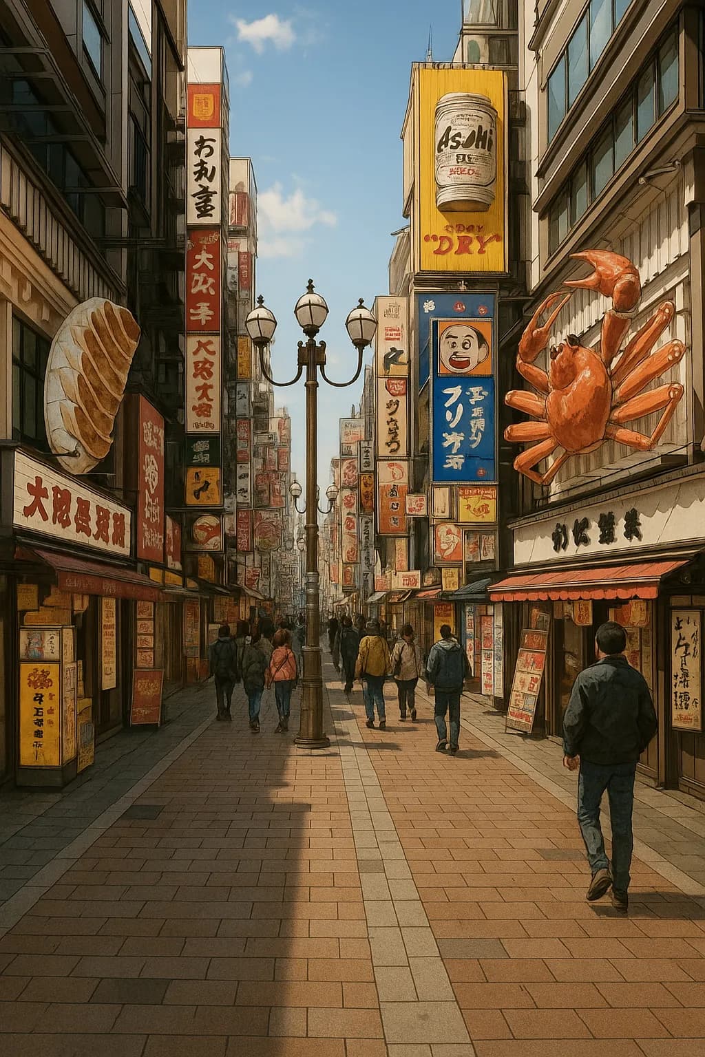 혈액형별 오사카 여행 1편 (도톤보리)